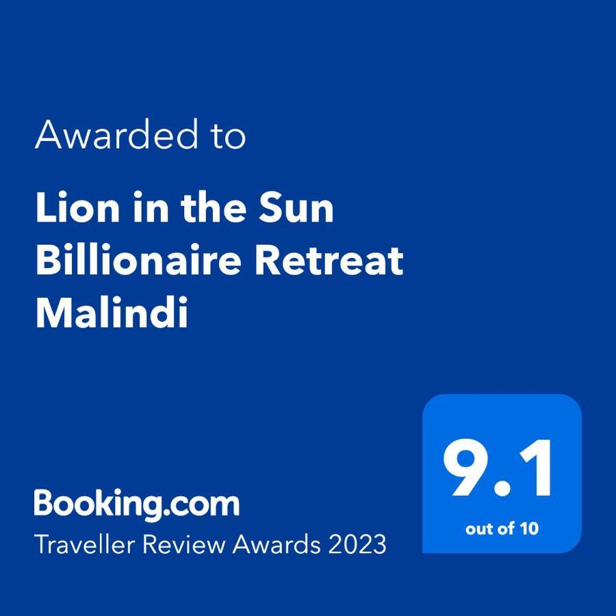 Lion In The Sun Billionaire Retreat Malindi Hotel Exterior photo